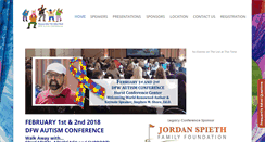 Desktop Screenshot of dfwautismconference.com